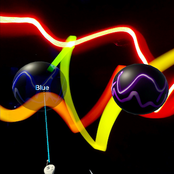 LūmiSpectræ main color scene with Blue and Purple